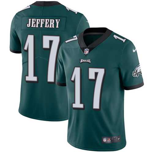 Nike Philadelphia Eagles #17 Alshon Jeffery Midnight Green Team Color NFL Vapor Untouchable Limited Jersey,We sell and wholesale Nike Philadelphia Eagles #17 Alshon Jeffery Midnight Green Team Color NFL Vapor Untouchable Limited Jersey on line form chian!